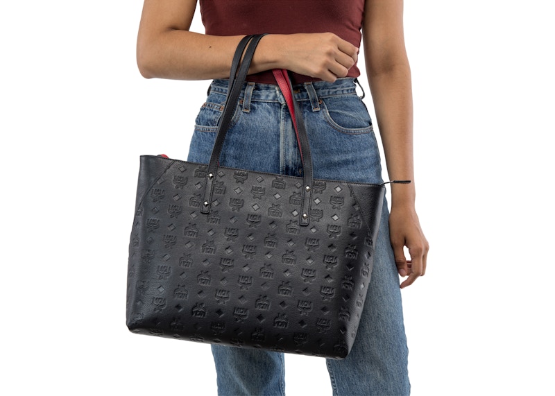 Mcm klara monogrammed shopper tote bag new arrivals