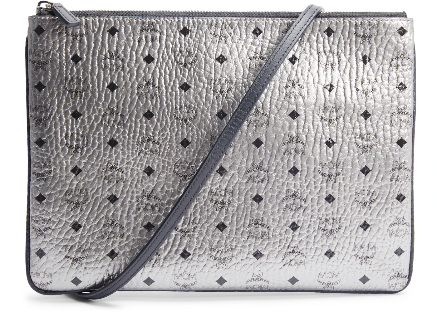 Silver mcm crossbody Clearance