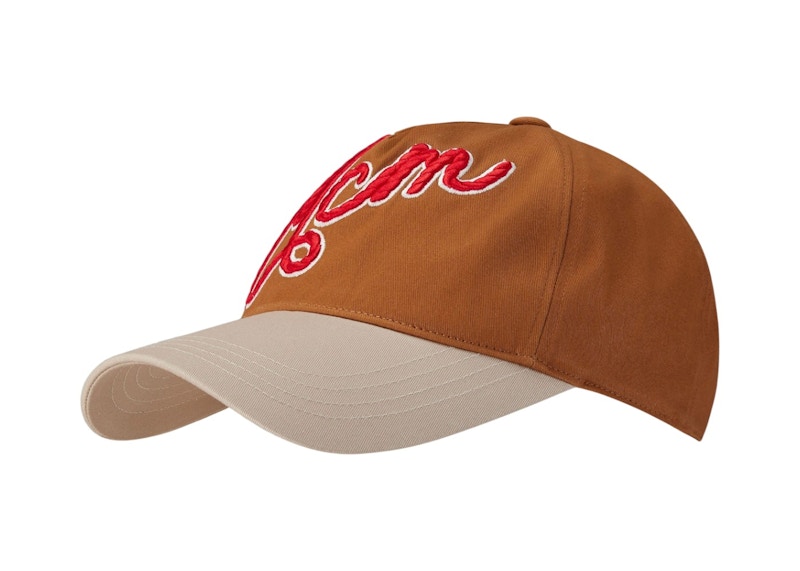 MCM キャップ　ブラウン MCM Logo Embroidery Cap Brown in Cotton - JP