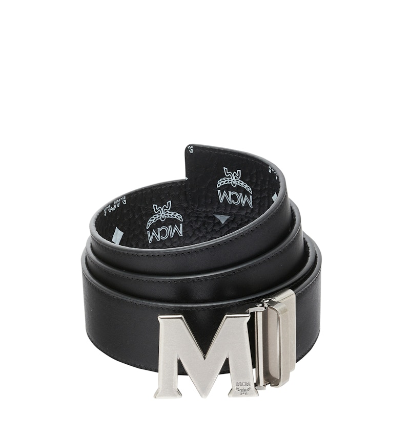 All black mcm outlet belt