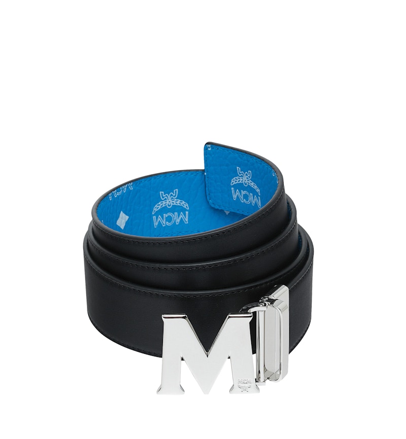 Royal blue outlet mcm belt