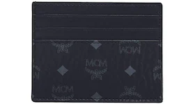 MCM Monogram Card Case Black