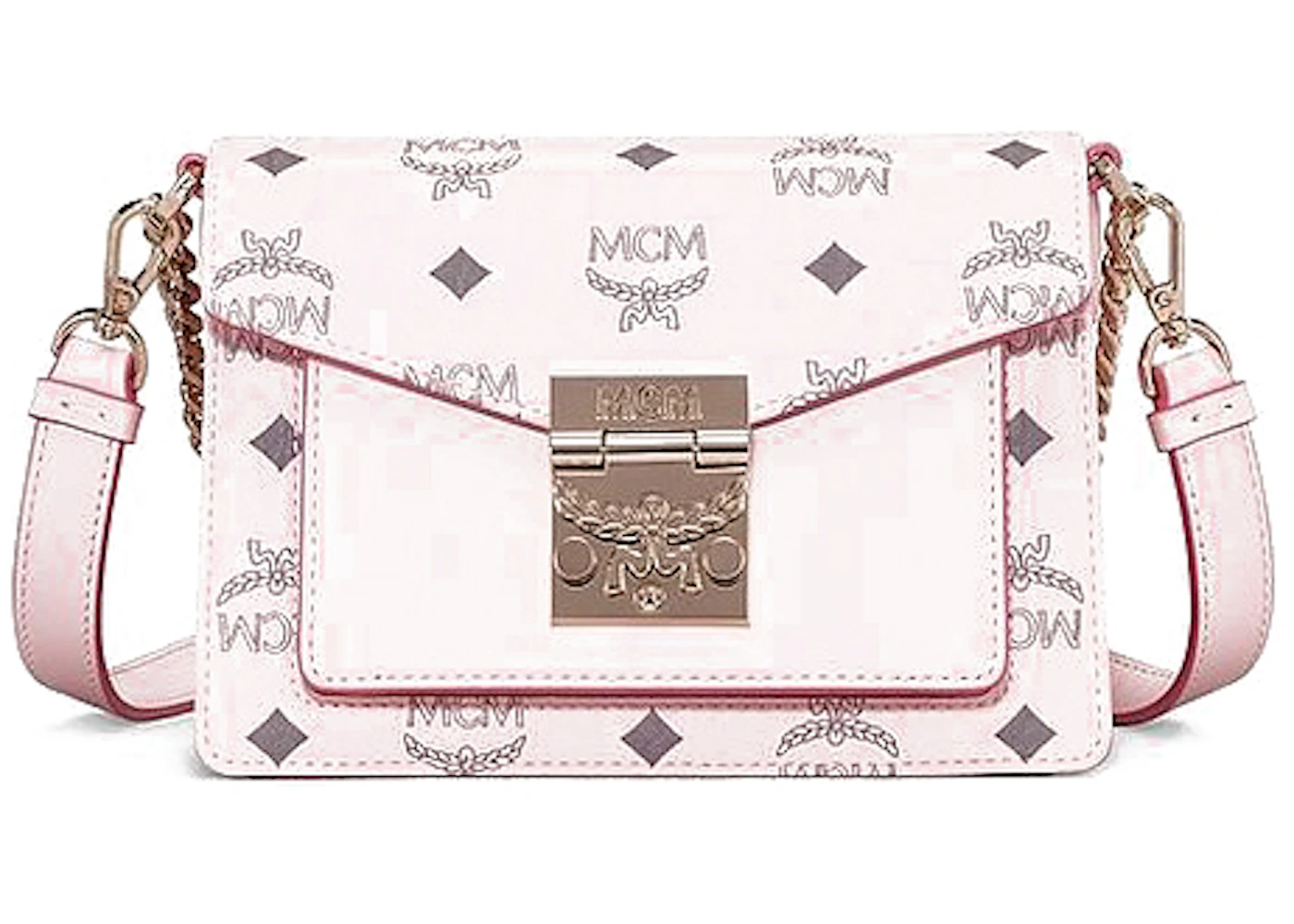 100% Authentic MCM Pink Visetos *Not For Sale* Pouch With Dust Bag