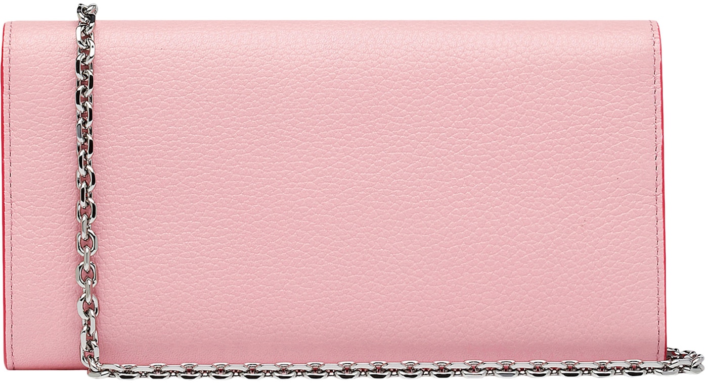 MCM Patricia Crossbody Wallet Studded Outline Large Quartz Pink in ...
