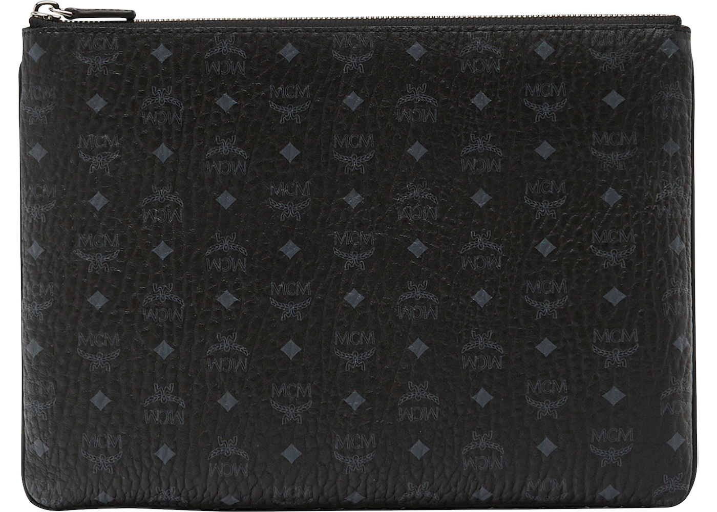 MCM Aren VI Flat Pouch Medium (Black) Handbags - ShopStyle Clutches
