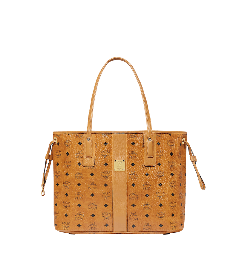 Mcm liz reversible cheap medium visetos tote bag