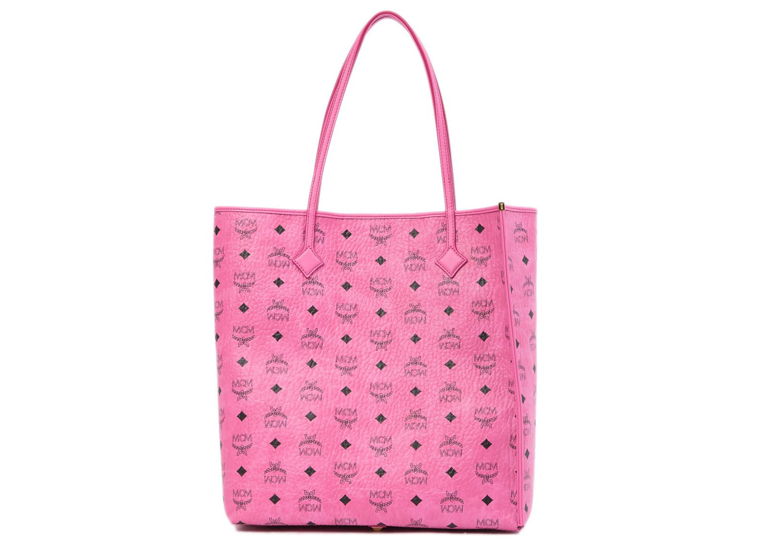 MCM | Bags | Firm Mcm Medium Aren Visetos Soft Pink Shopper Tote No Pouch |  Poshmark