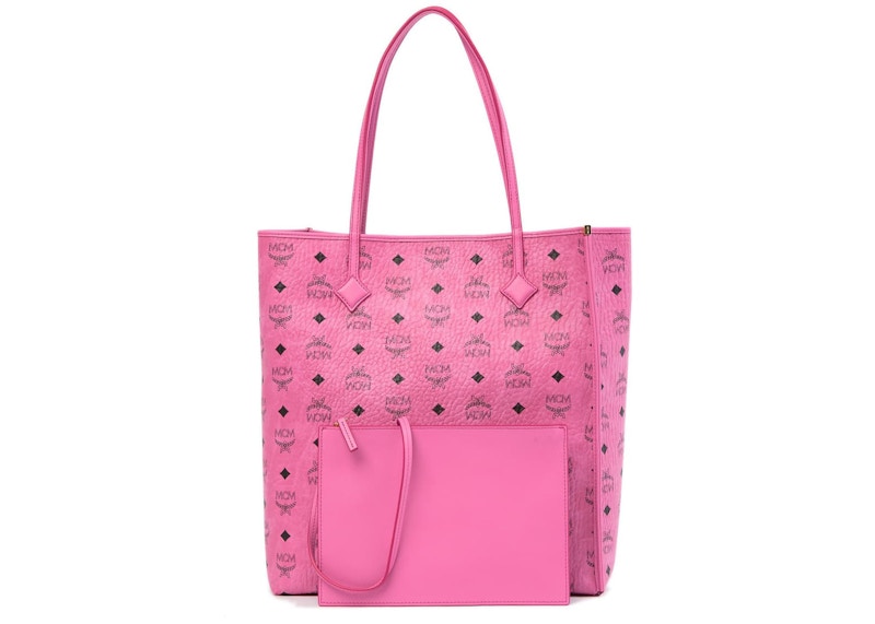 Mcm large sales pink tote