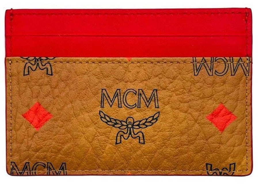 MCM Men's Wallet Spectrum Diamond Rainbow Logo Visetos