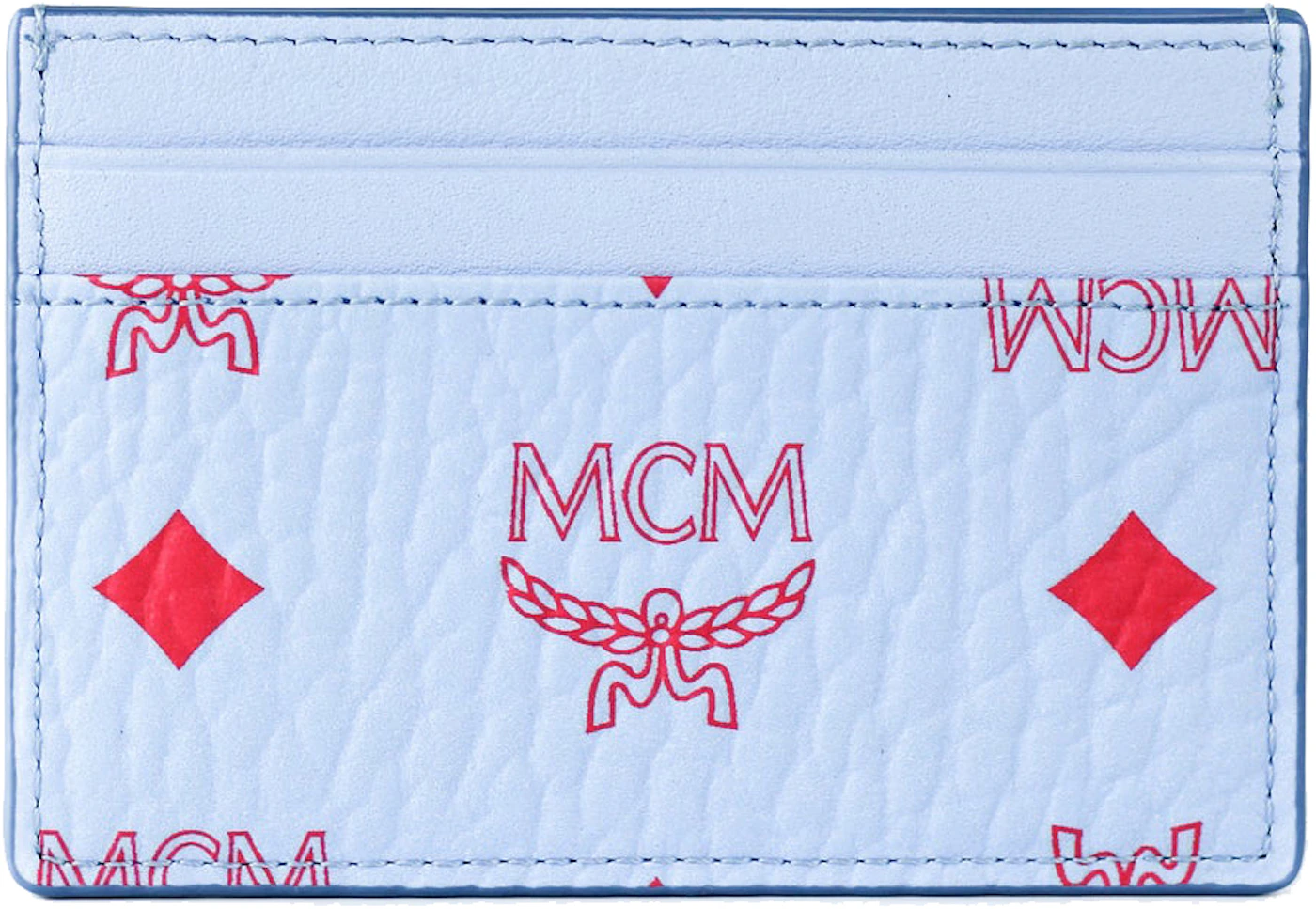 MCM Women's Spectrum Rainbow Logo Visetos Lanyard Card Case