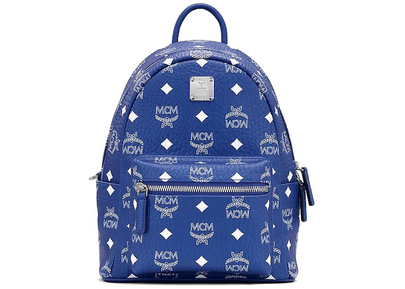 Blue mcm book bag Clearance