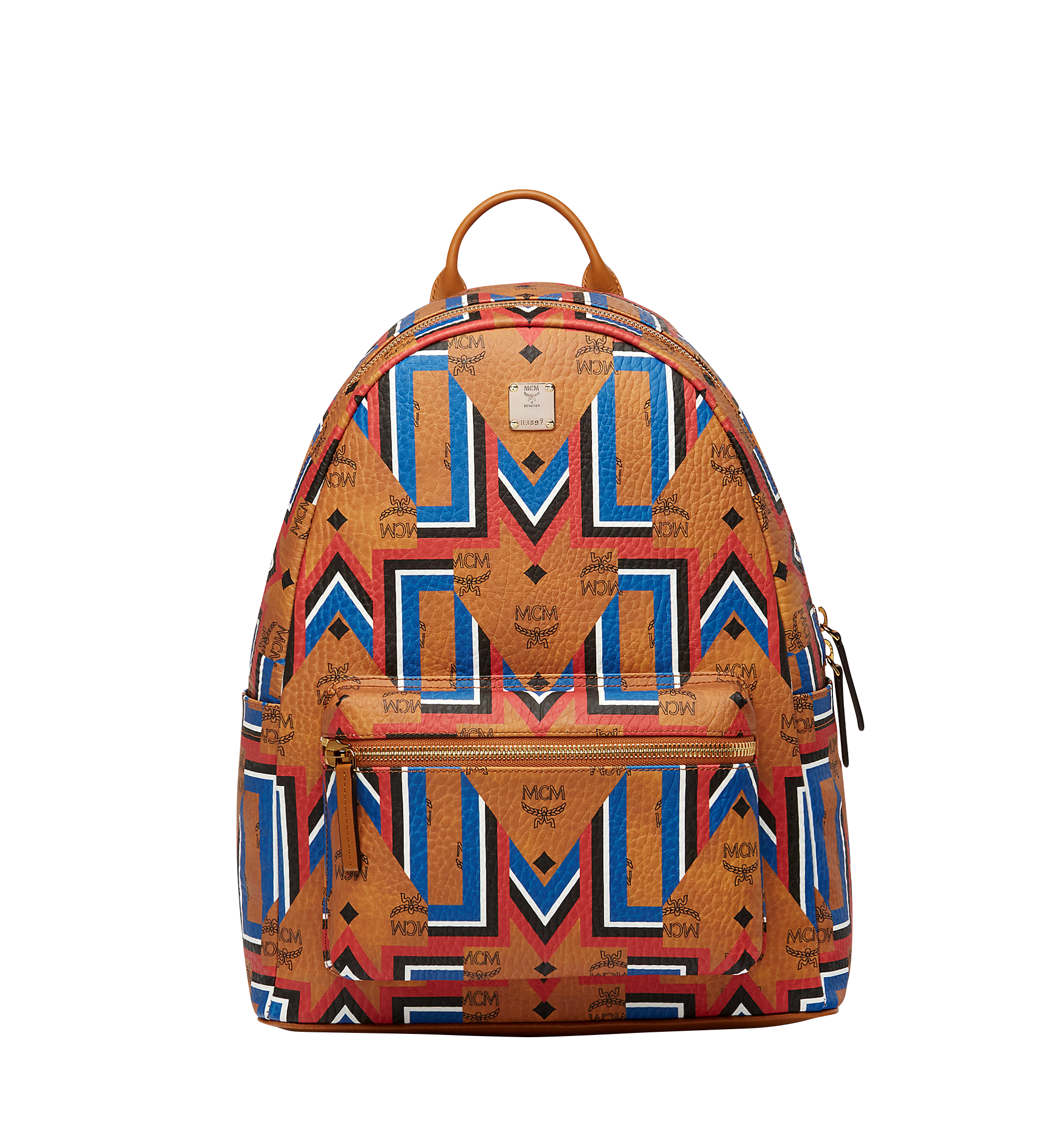 Mcm backpack outlet stripe