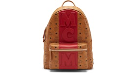 MCM Stark Backpack Vivid Red White Logo Visetos – Caroline's Fashion  Luxuries