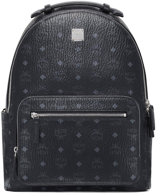 Medium Stark Side Studs Backpack in Visetos Black