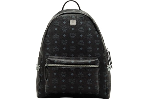 Designer Backpacks Stark Backpack In Visetos Buy MCM Black Stark