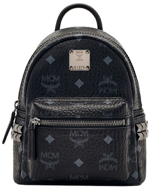 MCM Mini Stark Side Studs Backpack in Visetos 