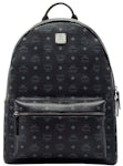 MCM Black Viseros Studded Large Backpack , Pristine Condition , Orig $1190
