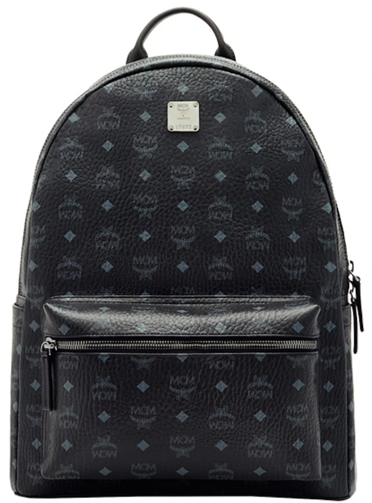 Medium Stark Classic Backpack in Visetos Black