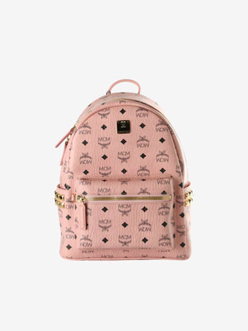 MCM Stark Vi Small Backpack Soft Pink