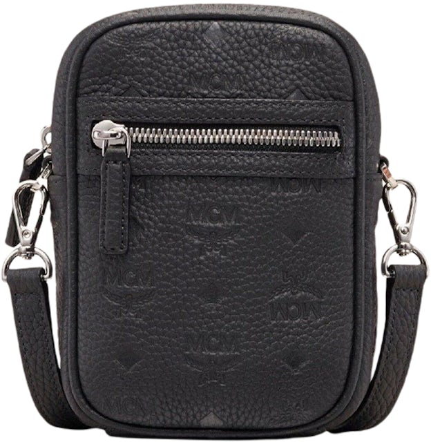 MCM Aren Crossbody Pouch in Monogram Leather Handbags