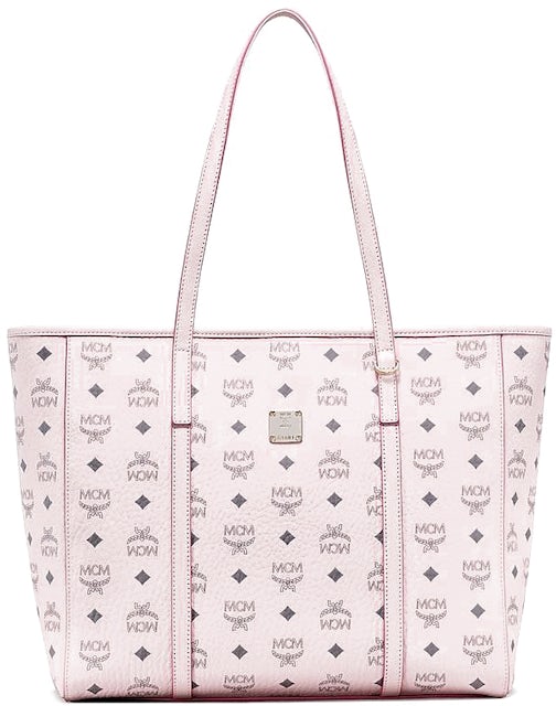 MCM, Bags, Mcm Pink Toni Mini Tote Shopper Viseto Crossbody Bag