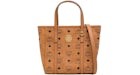 MCM Toni Vi Mini Shopper Cognac
