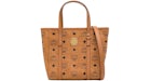 MCM Toni Vi Shopper Mini Manico Superiore Cognac