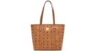 MCM Toni Vi Shopper Piccola Cognac