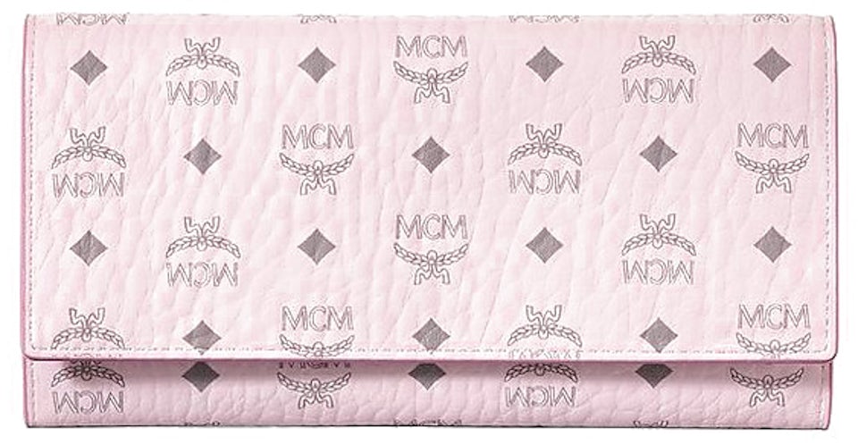 Buy MCM Essential Visetos Original Boston 18 Powder Pink One Size