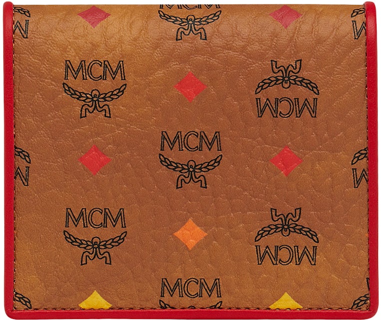 MCM x BAPE Baby Milo Charm Visetos Cognac in Coated Canvas with 24k Gold  Plated - GB