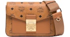 Borsa a tracolla piccola MCM Viktor Vi Cognac