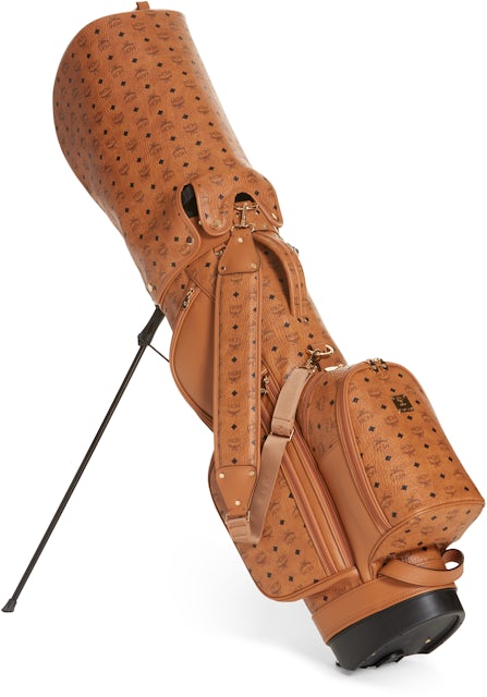 MCM Vintage Golf Bag Visetos Nordstrom Exclusive Cognac in PVC with  Gold-tone - US