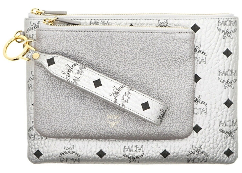 Mcm hotsell wristlet bag