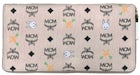 MCM Visetos Zip Around Rabbit Wallet Beige