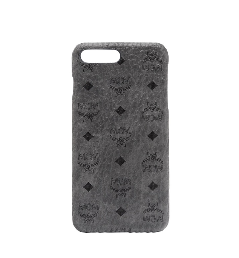 MCM iPhone Case Visetos 6S 7 8 Plus Phantom Grey in Coated Canvas US