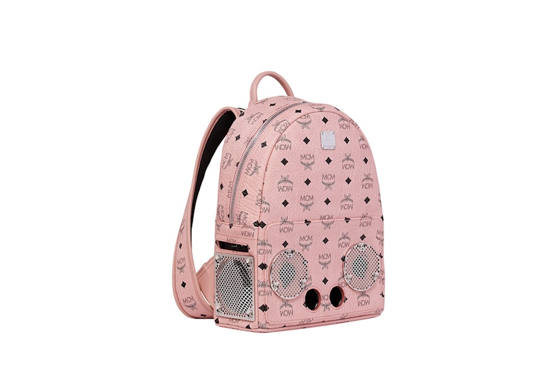 Light pink best sale mcm backpack