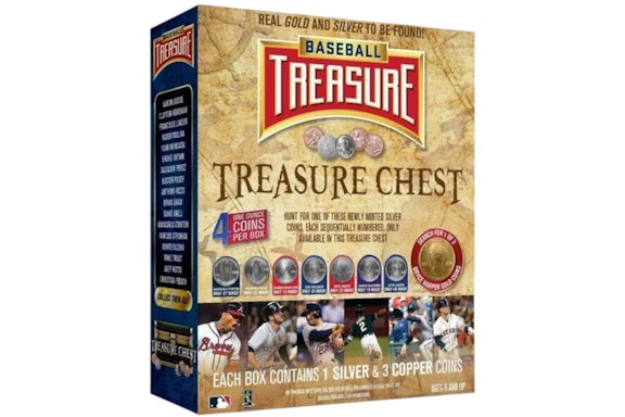 MLB 2019 Baseball Treasure Chest Coins Box
