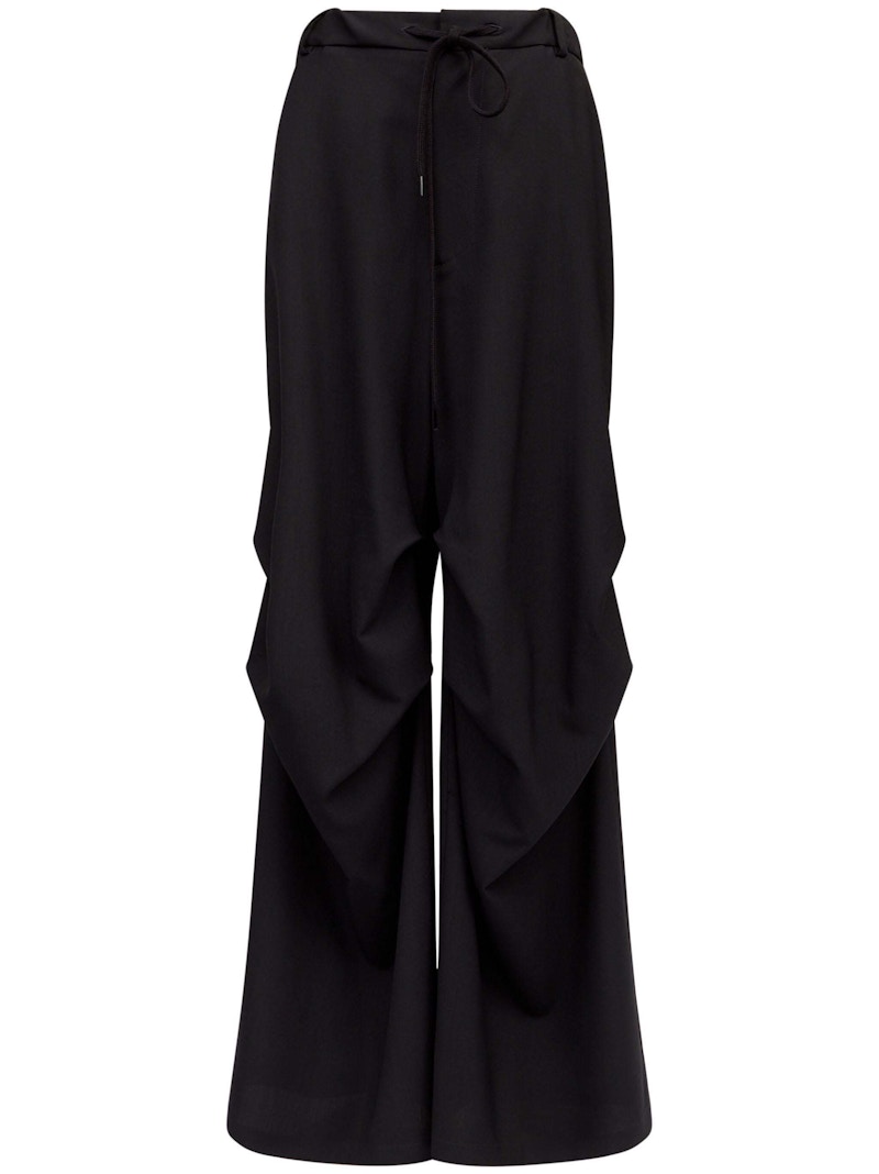 Pre-owned Mm6 Maison Margiela Women's Mm6 Baggy Pants In Black