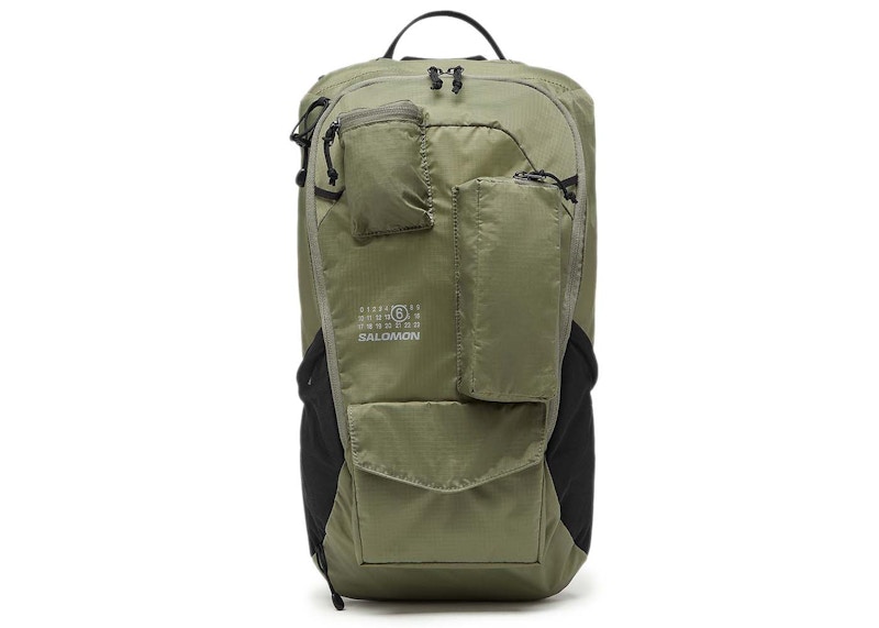 MM6 x Salomon Numeric Nylon Backpack Green - US MM6 x Salomon Numeric Nylon Backpack Green - US