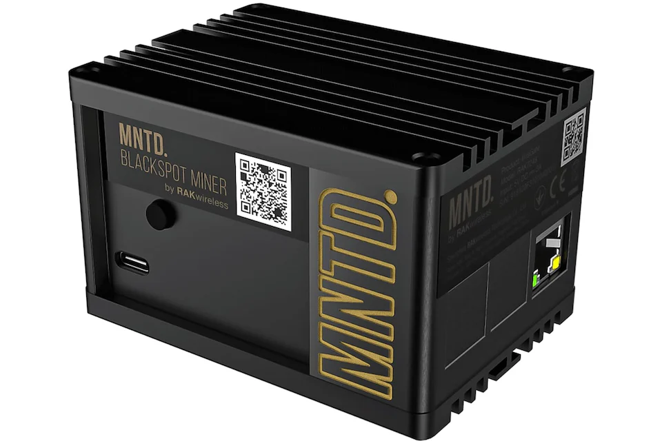 MNTD MNTD Helium Blackspot Miner 915 MHz US Plug
