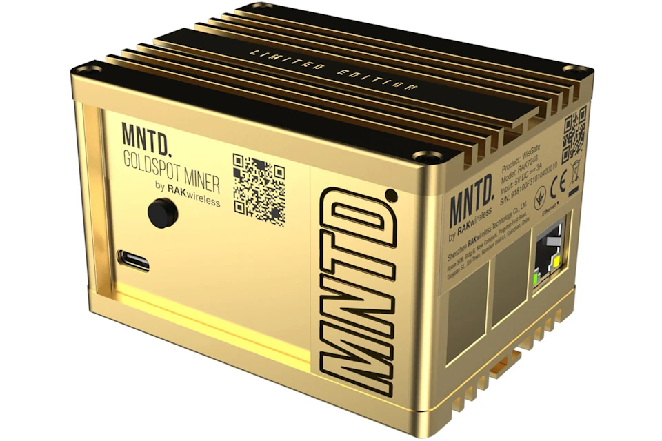 MNTD Helium Goldspot Miner (Limited Edition) 868 MHz UK Plug
