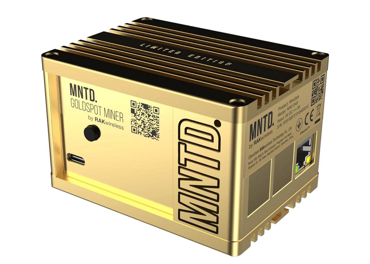 MNTD Helium Goldspot Miner (Limited Edition) 915 MHz US Plug - GB
