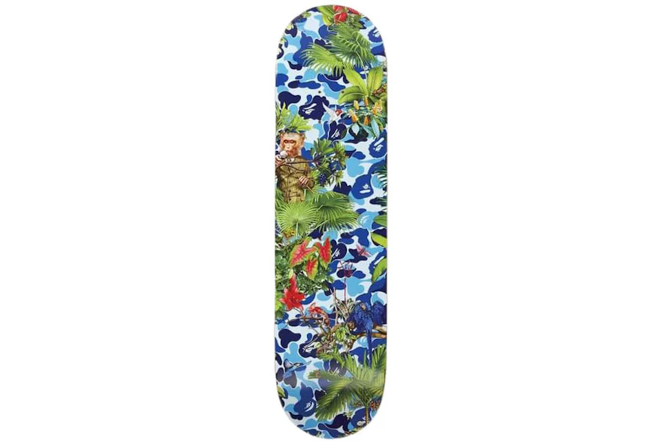 MONKEY 47 x A BATHING APE ABC Camo Skateboard Deck Blue