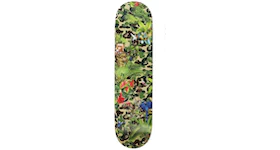 MONKEY 47 x A BATHING APE ABC Camo Skateboard Deck Green