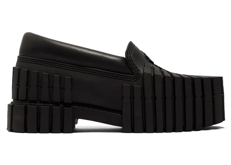 Pre-owned Mschf Men's 2x4 Loafer Sneakers In Black