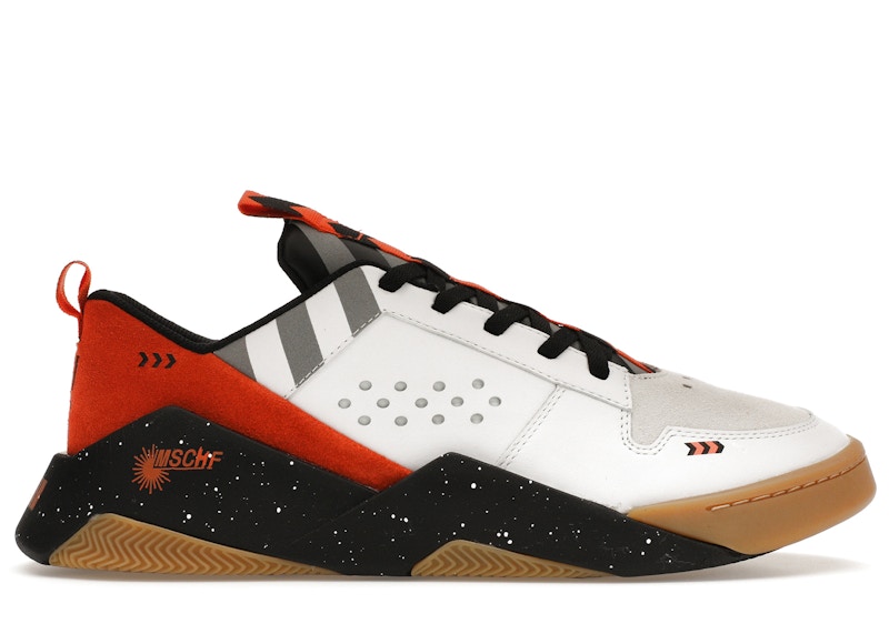 Pre-owned Mschf Men's  Fwd Shoe Sneakers In White/orange/black In Multi