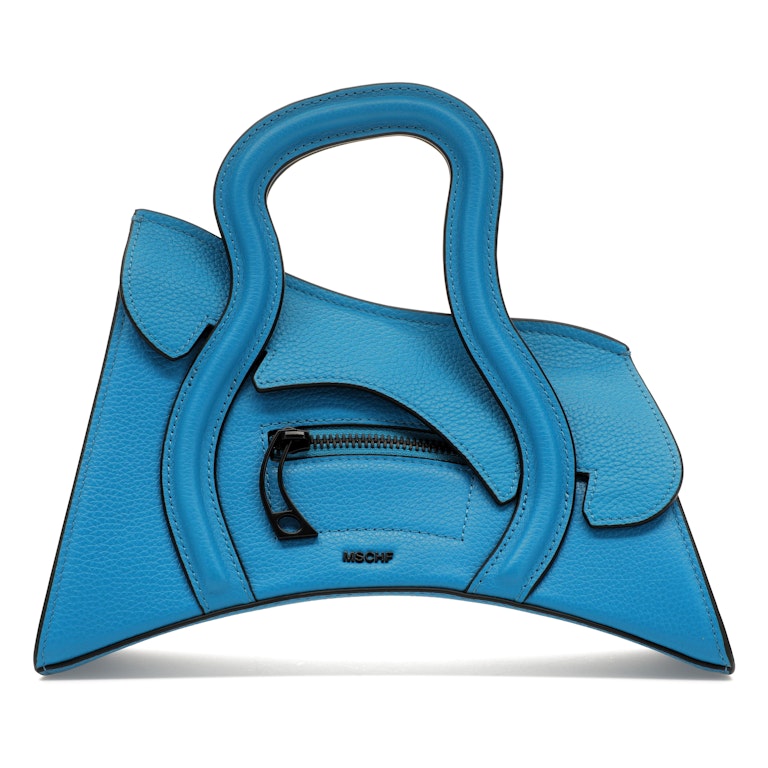Pre-owned Mschf Global Supply Chain Telephone Handbag Blue