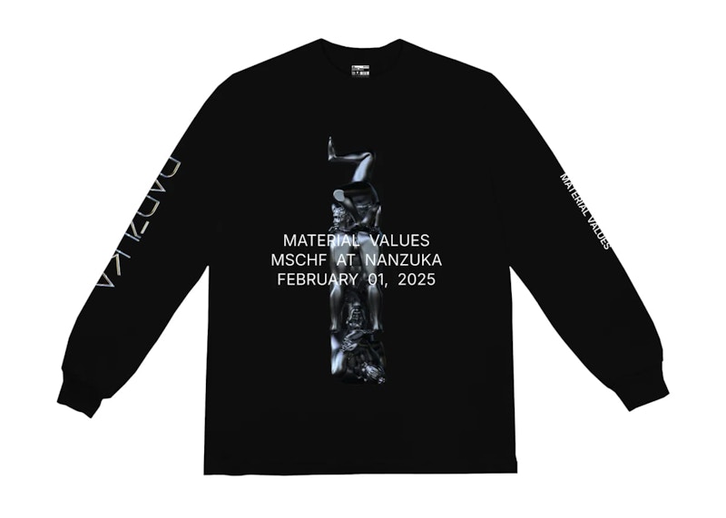 MSCHF Nanzuka Long Sleeve Shirt Black メンズ - SS25 - JP