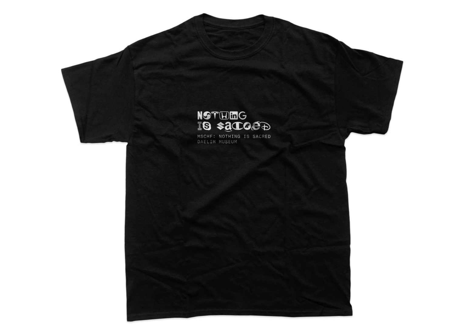 Saint Mxxxxxx Death is MTHR T-Shirt Vintage Black Men's - SS23 - US