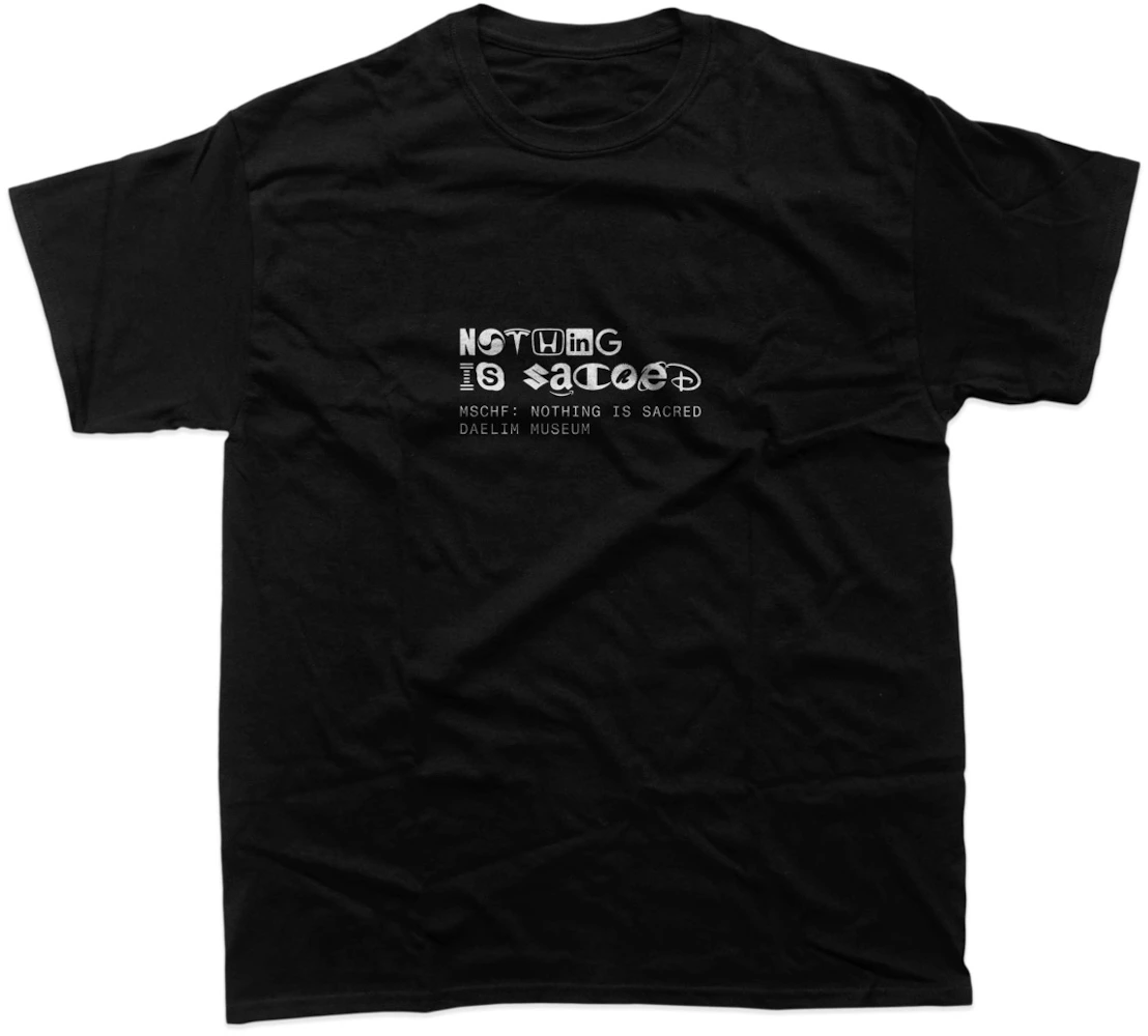 MSCHF Nothing Is Sacred T-shirt Black Men's - FW23 - US